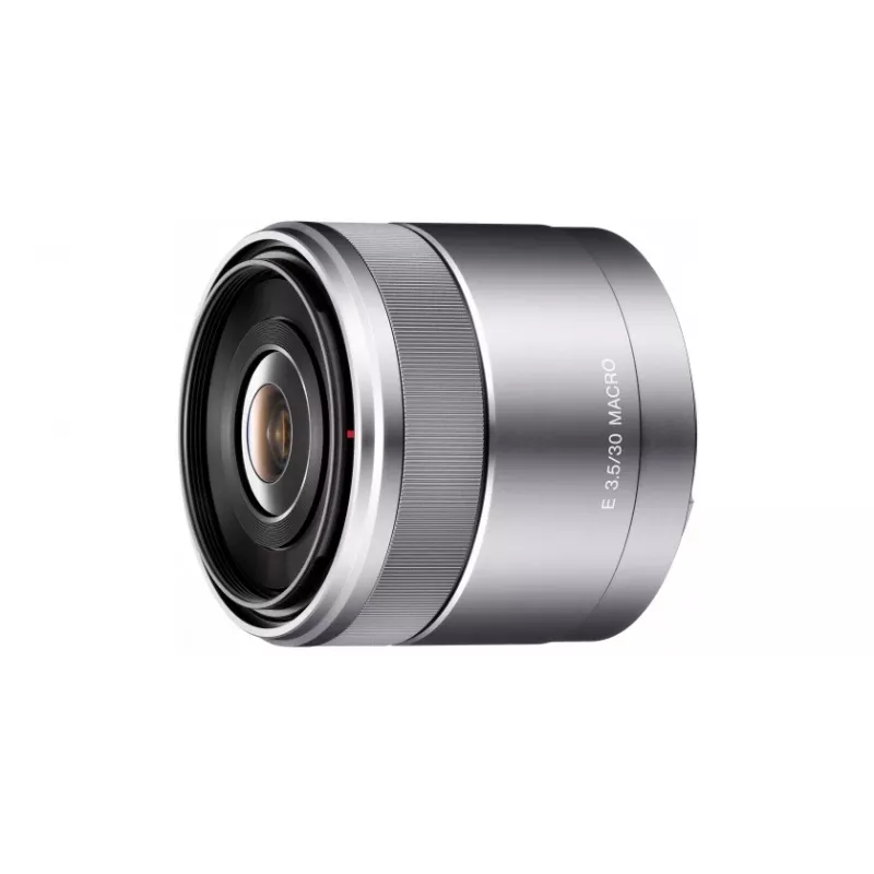 Sony SEL30M35S.SYX E-Mount 30mm f/3.5 Makro-Objektiv (Silber)