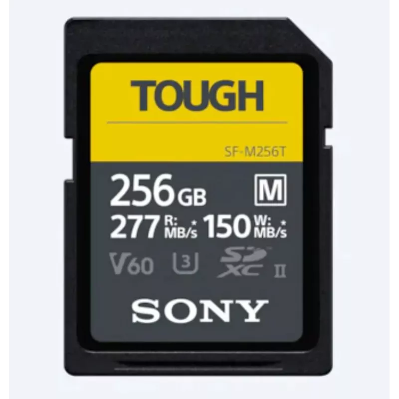 Sony SF-M256T TOUGH UHS-II SDXC-Speicherkarte 256GB V60 U3 277MB/s Lesen 150MB/s Schreiben wasserdicht staubdicht stoßfest