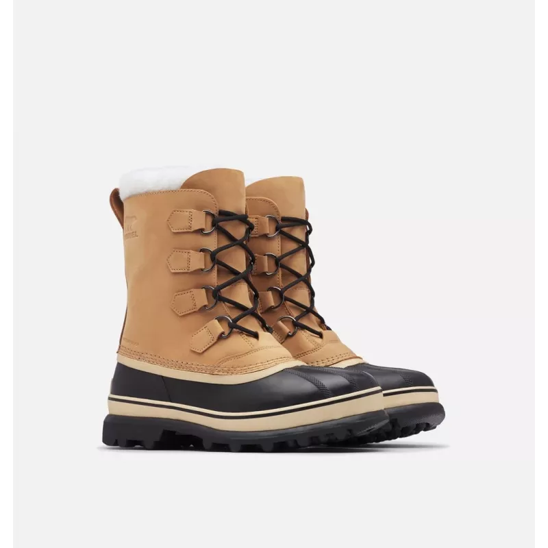SOREL Caribou Boots Herren Schneestiefel Schwarz Braun