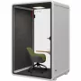 SOUNDBOX INC Soundbox Office Pod SR-M (F4) 1 Person White - Akustik-Telefonzelle mit LED-Beleuchtung und Belüftung