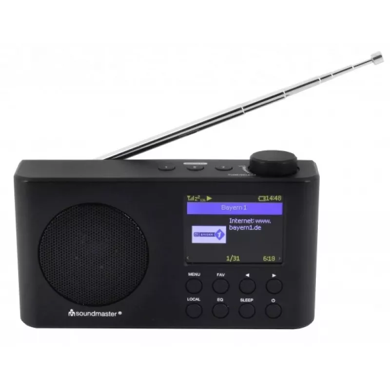 Soundmaster IR6500SW Tragbares Digitalradio Internet/DAB+/FM WLAN Bluetooth