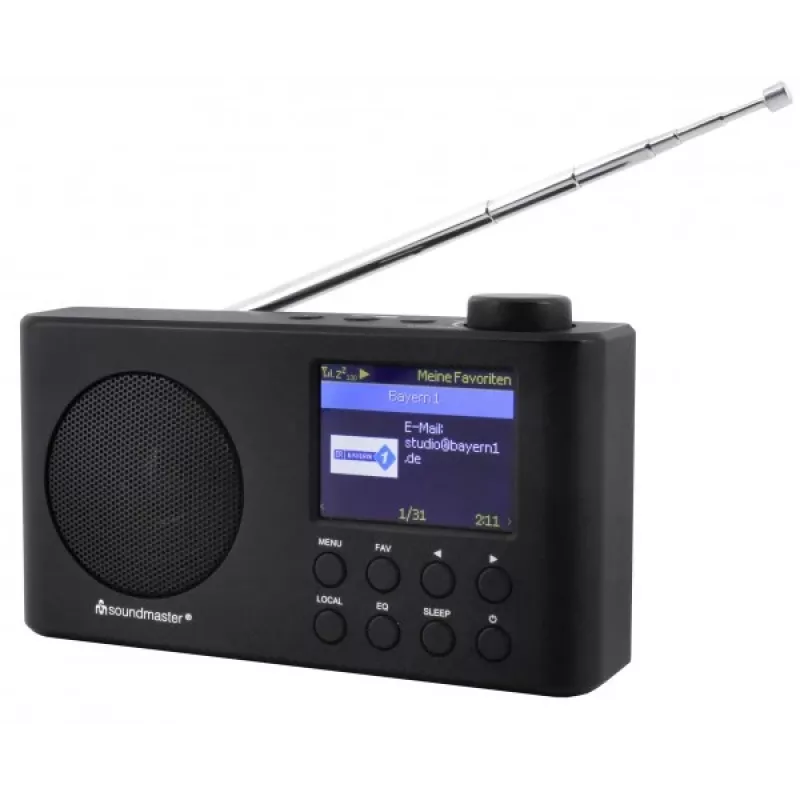 Soundmaster IR6500SW Tragbares Digitalradio Internet/DAB+/FM WLAN Bluetooth