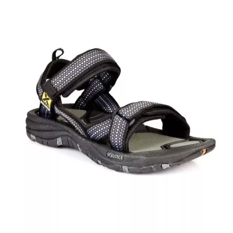 Source Gobi Herren Sandalen Chess Black