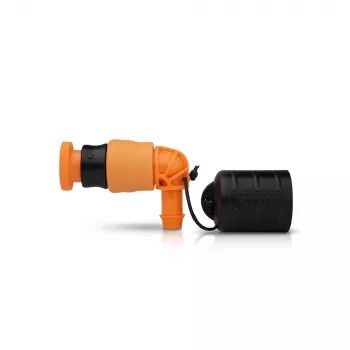 Source Storm Valve Hydration Bite Valve mit Twist-Lock-Absperrung - Transluzent Blau