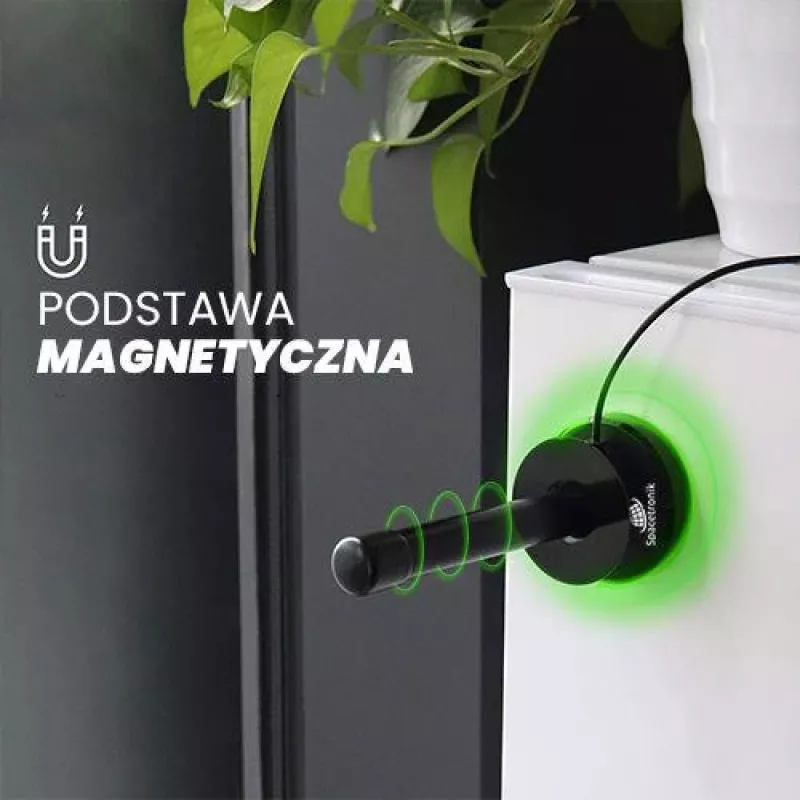 Spacetronik Hook TV DVB-T2 Magnetantenne mit 28-dBi-Verstärker und 3-m-Kabel