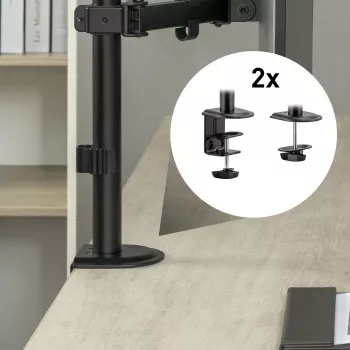 Spacetronik SPA-112 Tischhalterung für 1 Monitor 17-32 Zoll Schwarz