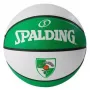 SPALDING EuroLeague Žalgiris Kaunas Offizieller Replikat-Basketball Größe 7 Orange/Creme