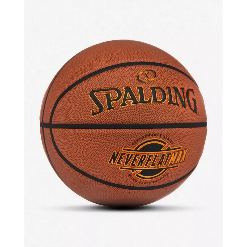 Spalding Neverflat Max Indoor & Outdoor Basketball Braun Größe 7