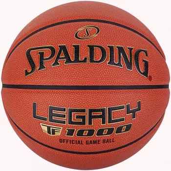 Spalding Varsity TTF-1000 Legacy Basketball Größe 6 - Mikrofaser-Verbundleder, Indoor/Outdoor, Orange