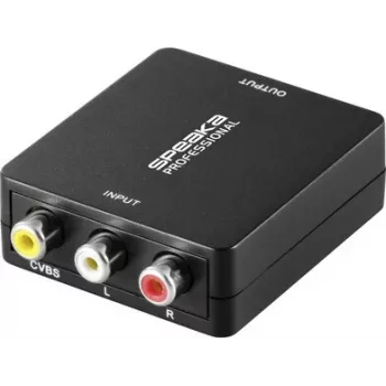 SpeaKa Professional AV-Konverter RCA/Cinch zu HDMI 1080p SP-12170984