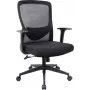 SpeaKa Professional Ergonomischer Büro-Schreibtischstuhl SP-14124760 SP-MOC-002 Schwarz Mesh