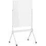 SpeaKa Professional Glas-Magnetboard SP-MMW-001 904 x 1103 mm Weiß mit Ablage und Magneten auf Rollständer SP-13324624