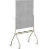 SpeaKa Professional Glas-Magnetwhiteboard SP-SMW-002 90,7x110,7 cm Weiß/Grau mit Magneten & Ablage SP-14124296