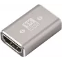 SpeaKa Professional SP-11301992 HDMI Adapter Buchse zu Buchse 8K 60Hz 4K 120Hz Aluminium Grau