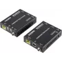 SpeaKa Professional SP-11562928 HDMI Extender Set PC-steuerbar 4K@60Hz 70m CAT6 Schwarz