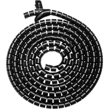 SpeaKa Professional SP-13402976 Kabelbündelungsschlauch Polyurethan Schwarz 10 mm x 1 m