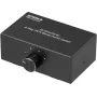 SpeaKa Professional SP-AS-500 4-Port Cinch Audio Umschalter Bidirektional Metallgehäuse