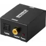 SpeaKa Professional SP-ATDAC-100 Analog-zu-Digital-Audio-Konverter RCA auf Toslink & Koaxial 24-Bit/48kHz Schwarz SP-13904368