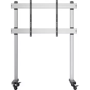 SpeaKa Professional SP-DS-200 TV-Rollwagen für 70-120 Zoll Displays mit Diebstahlschutz, 150 kg