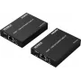 SpeaKa Professional SP-HDE-350 HDMI KVM Extender über Netzwerkkabel RJ45 mit Tastatur- und Mausunterstützung, 120 m, Full HD 1080p SP-12774724