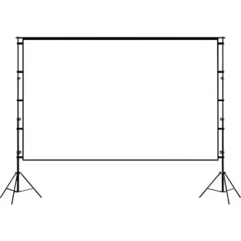 SpeaKa Professional SP-PST-314 Stativ-Leinwand 16:9 92 Zoll Mattweiß