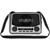 Lautsprecher SVEN SRP-150, Grau (3W, Bluetooth, FM/AM/SW, USB, microSD, Taschenlampe, Akku)