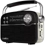 Lautsprecher SVEN SRP-500, Schwarz (3W, Bluetooth, FM/AM/SW, USB, microSD, AUX, Akku)
