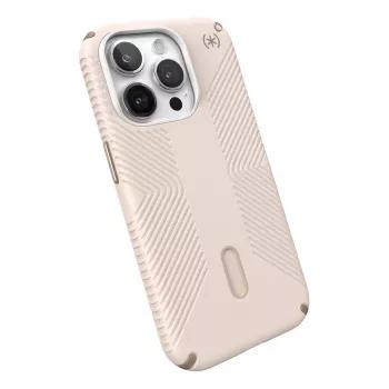 Speck Presidio2 Grip ClickLock & Magsafe für iPhone 15 Pro (Bleached Bone / Heirloom Gold / Hazel Brown)