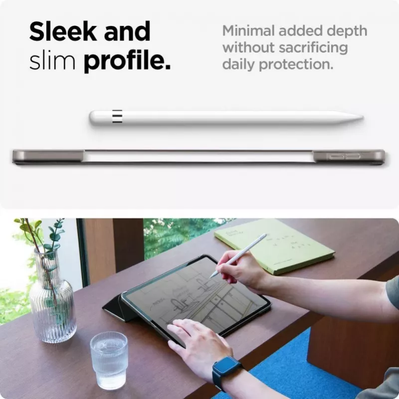 Spigen Smart Fold Case für iPad Air 13 inch 2024 - Schwarz
