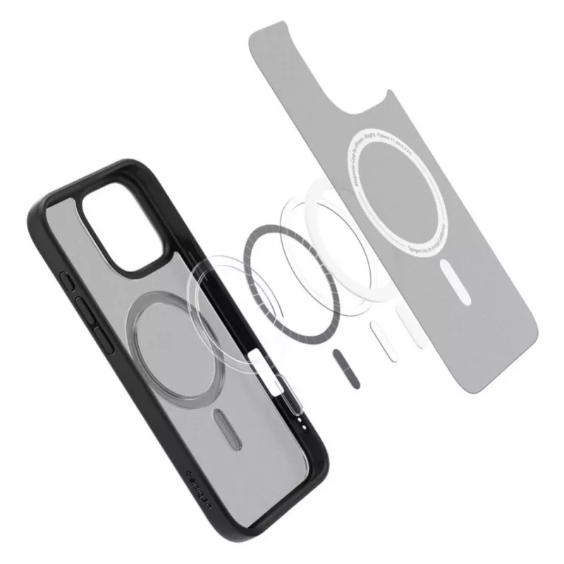 Spigen Ultra Hybrid Mag Case mit MagSafe für iPhone 16 Pro - Schwarz