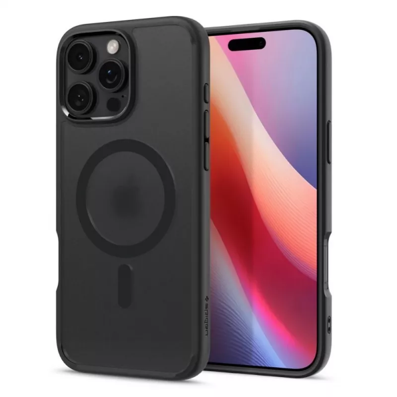Spigen Ultra Hybrid Mag Case mit MagSafe für iPhone 16 Pro - Schwarz