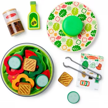 Spin Master Melissa & Doug Salad Spinner Spielset - 22 Teile