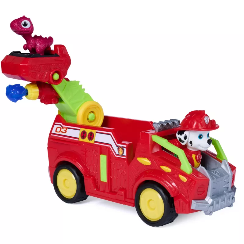 SPINMASTER Paw Patrol: The Dino Movie - Marshalls Dino Feuerwehrauto