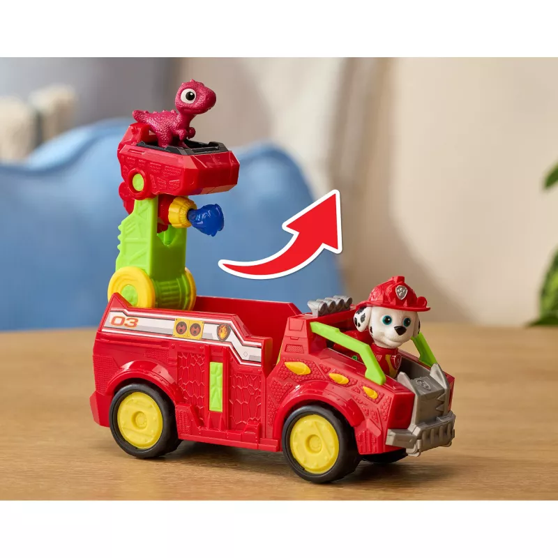 SPINMASTER Paw Patrol: The Dino Movie - Marshalls Dino Feuerwehrauto