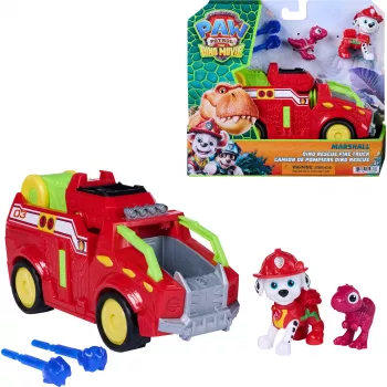 SPINMASTER Paw Patrol: The Dino Movie - Marshalls Dino Feuerwehrauto