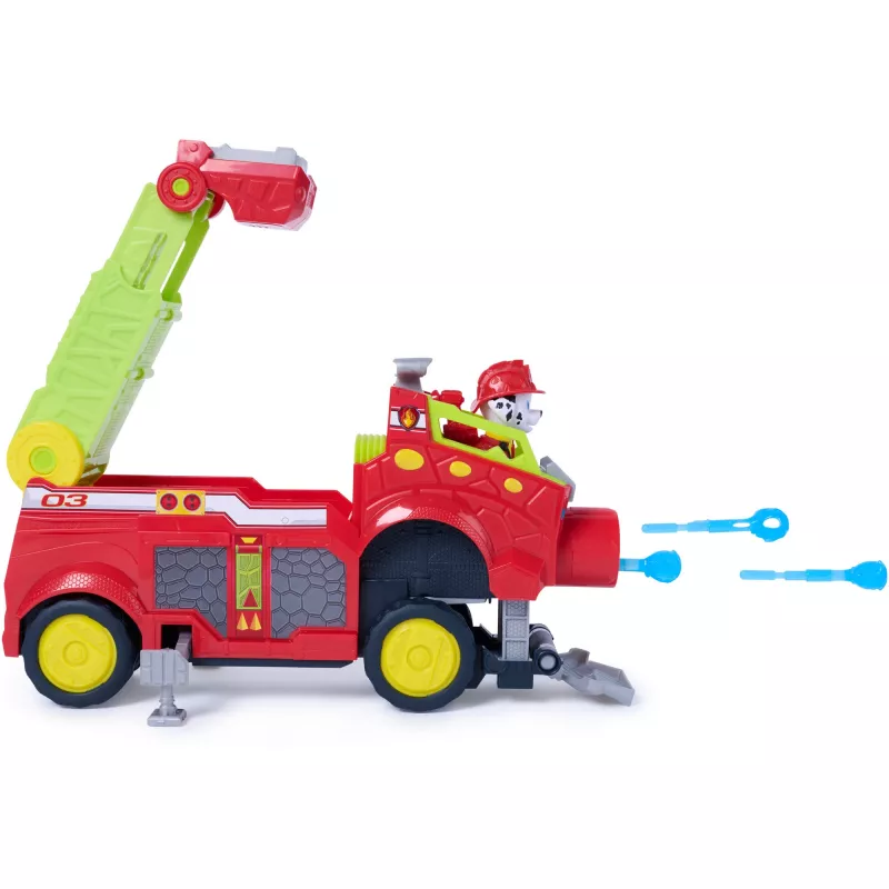 SPINMASTER Paw Patrol: The Dino Movie - Marshalls Extra Large Dino Rescue Fire Truck
