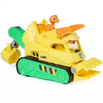 SPINMASTER Paw Patrol: Der Dino-Film - Rubble's Dino-Rettungs-Bulldozer