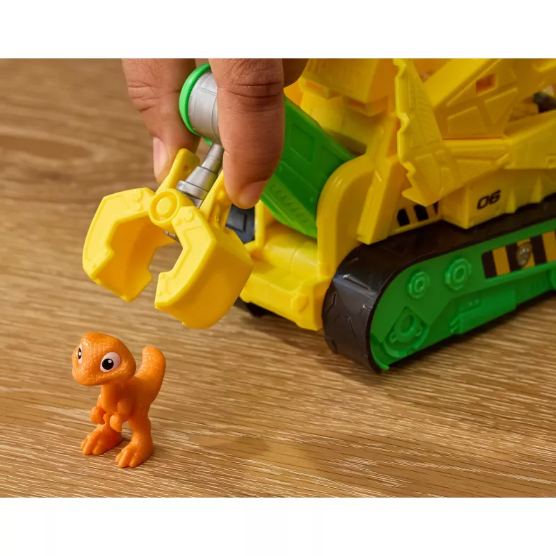 SPINMASTER Paw Patrol: Der Dino-Film - Rubble's Dino-Rettungs-Bulldozer