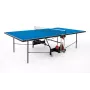 Sponeta S 1-73e Outdoor Tischtennisplatte mit Netz, 4 mm blau