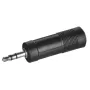 SSQ HA2 - Adapter, 6,35 mm Stereo-Klinkenstecker auf 3,5 mm Stereo-Klinkenbuchse