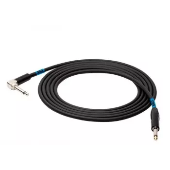 SSQ SS-1439 Kabel Klinke Mono - Klinke Mono (90-Grad-Winkel) 1 m Schwarz