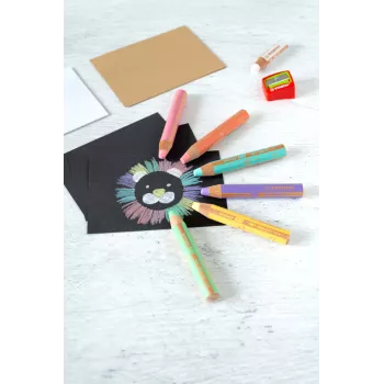 STABILO woody 3 in 1 Pastellrot Stift - 10 mm Mine - wasserlöslich - 1 Stück