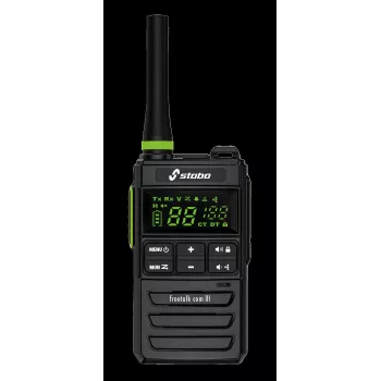 stabo freetalk com III PMR446 Handfunkgerät Doppelpack (20262)