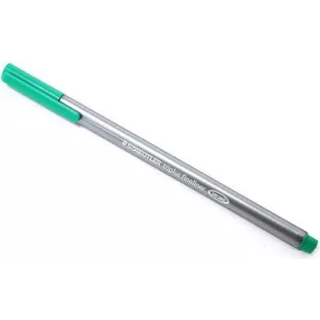 STAEDTLER triplus Fineliner 334-5 Grün 0,3 mm Dreikantform DRY SAFE Waschbar