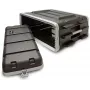 Stagg ABS 4U Rack Case - 19-Zoll-ABS-Rackmount-Flightcase mit vorderen und hinteren Abdeckungen