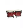 Stagg BW 200 CH Holzbongos mit Naturfell-Fellen und verchromter Hardware