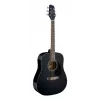 Stagg SA20D BLK Dreadnought Akustikgitarre - Schwarz
