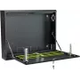 STALFLEX CR19-2U-130-B Wandmontage-Rack 2U 19-Zoll 130mm Tiefe Schwarz