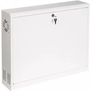 STALFLEX CR19-2U-130-W Wandmontierter Schaltschrank 2U 130mm Weiß