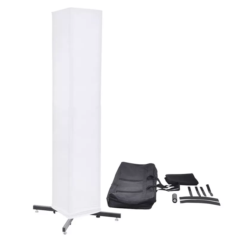 STAND4ME TOWER SET Beweglicher Kopfständer - Schwarzer Stahl Modularer Lichtstativ